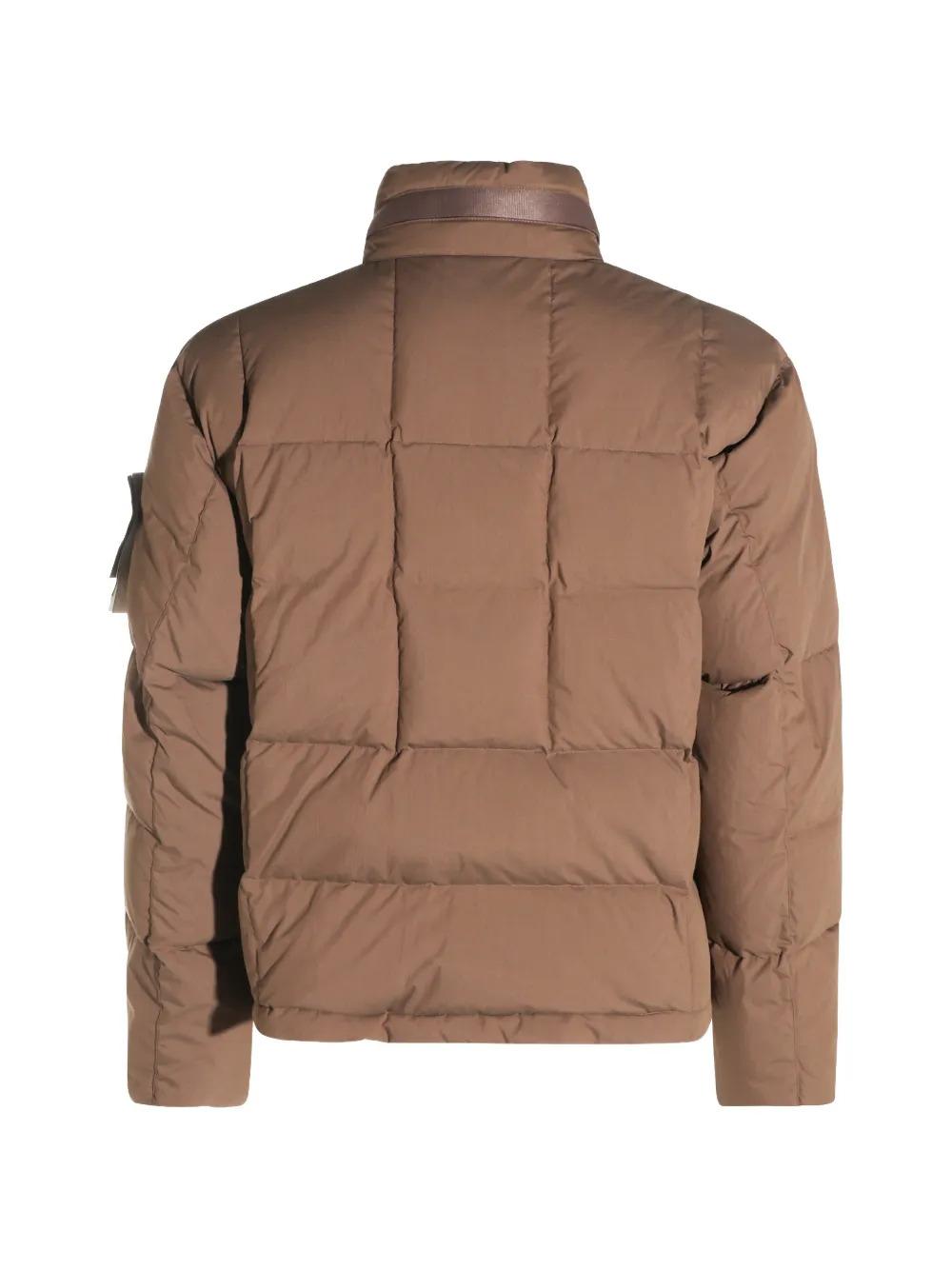 STONE ISLAND Black Down Puffer Jacket for Men