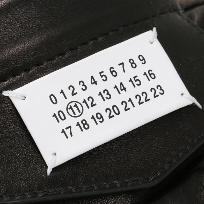 Maison Margiela Glam Slam Crossbody Bag Black Leather Shoulder Bag