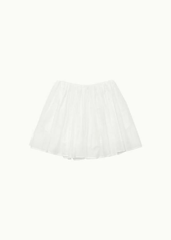 AMOMENTO White Mini Skirt AM24SSW08 PT