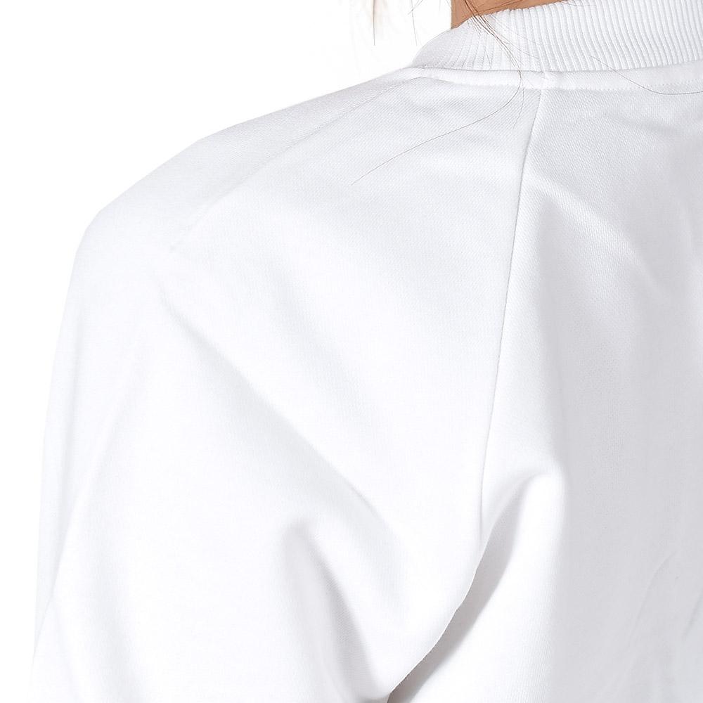 Balmain Logo Print Relaxed Fit Sweatshirt White