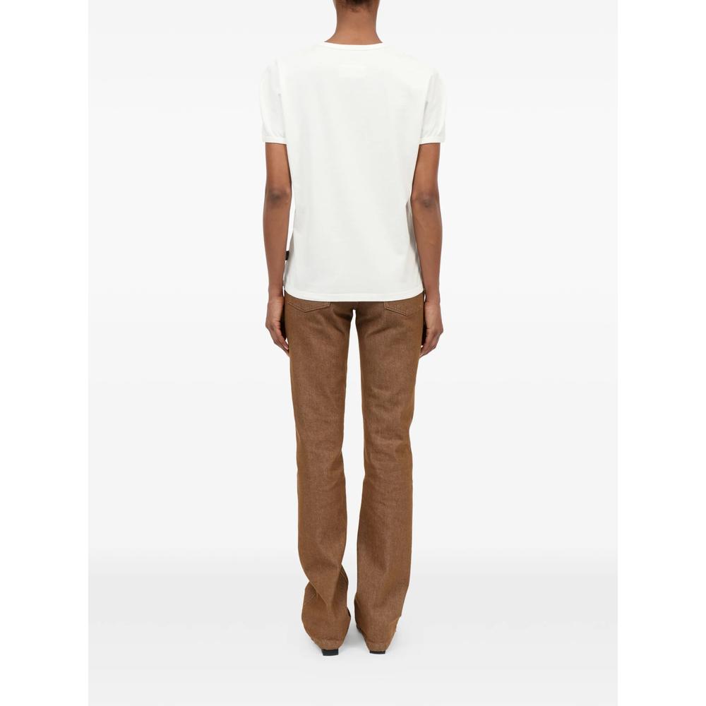 Maison Margiela White Cotton Short Sleeve T-Shirt