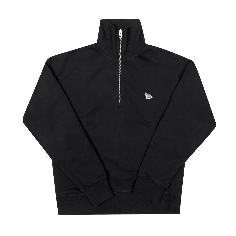Maison Kitsune Baby Fox Patch Half-Zip Sweatshirt Women P199 MW00304 KM0325 P199
