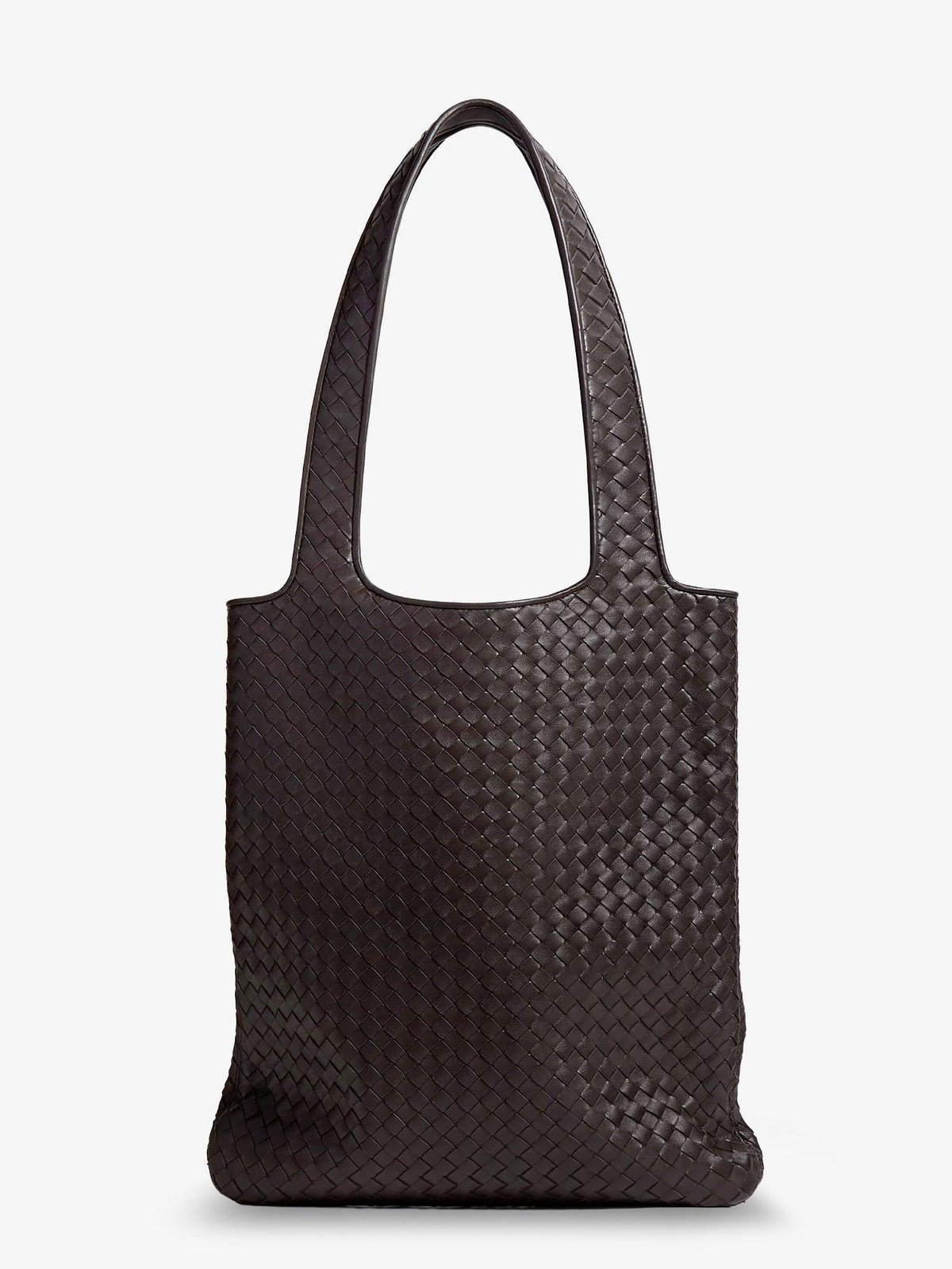 Bottega Veneta Black Leather Shoulder Tote Bag