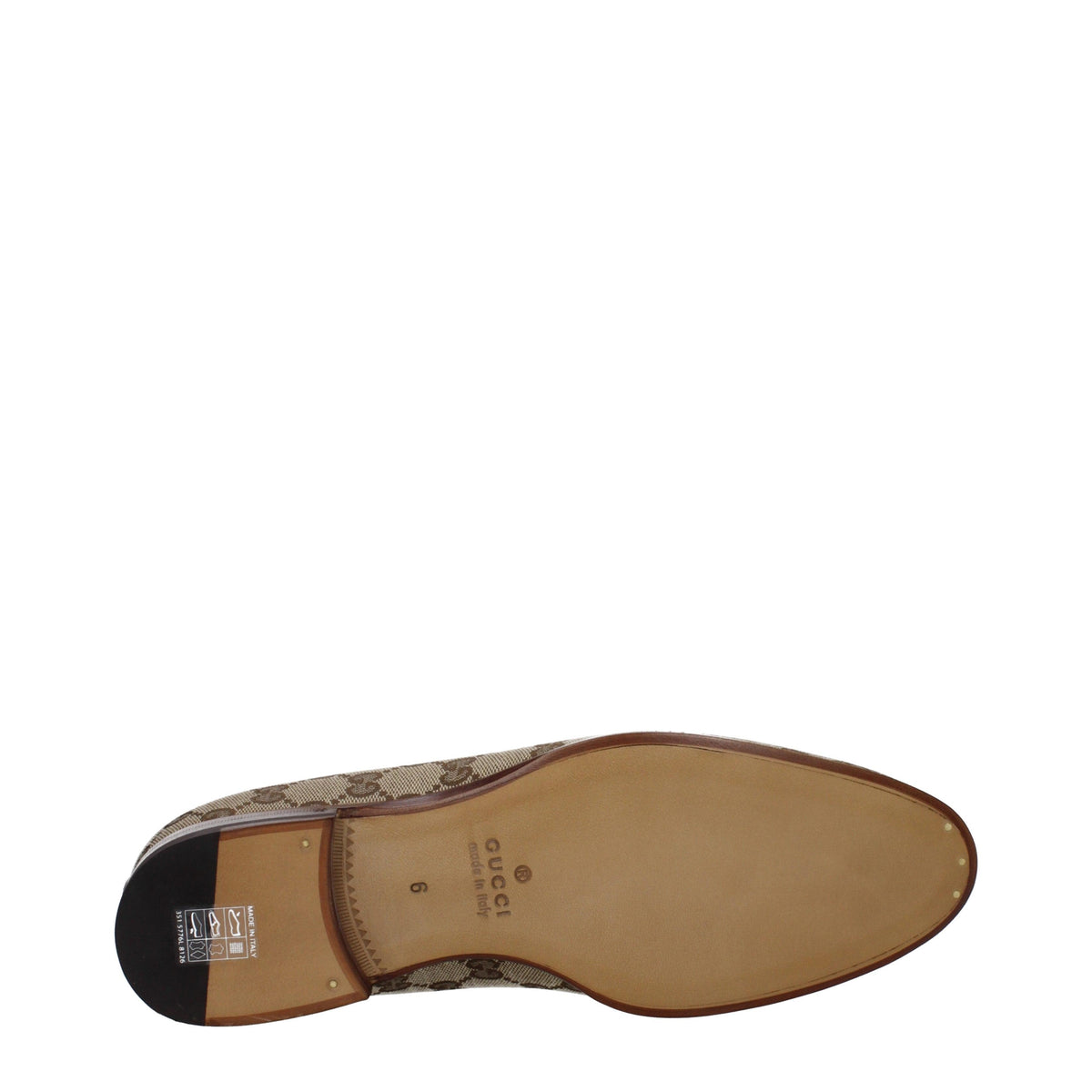 GUCCI Brown Leather Loafers