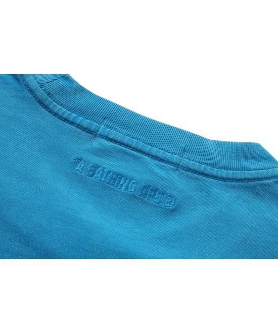 BAPE Blue Short Sleeve T-Shirt 001CSL301302 MBLU