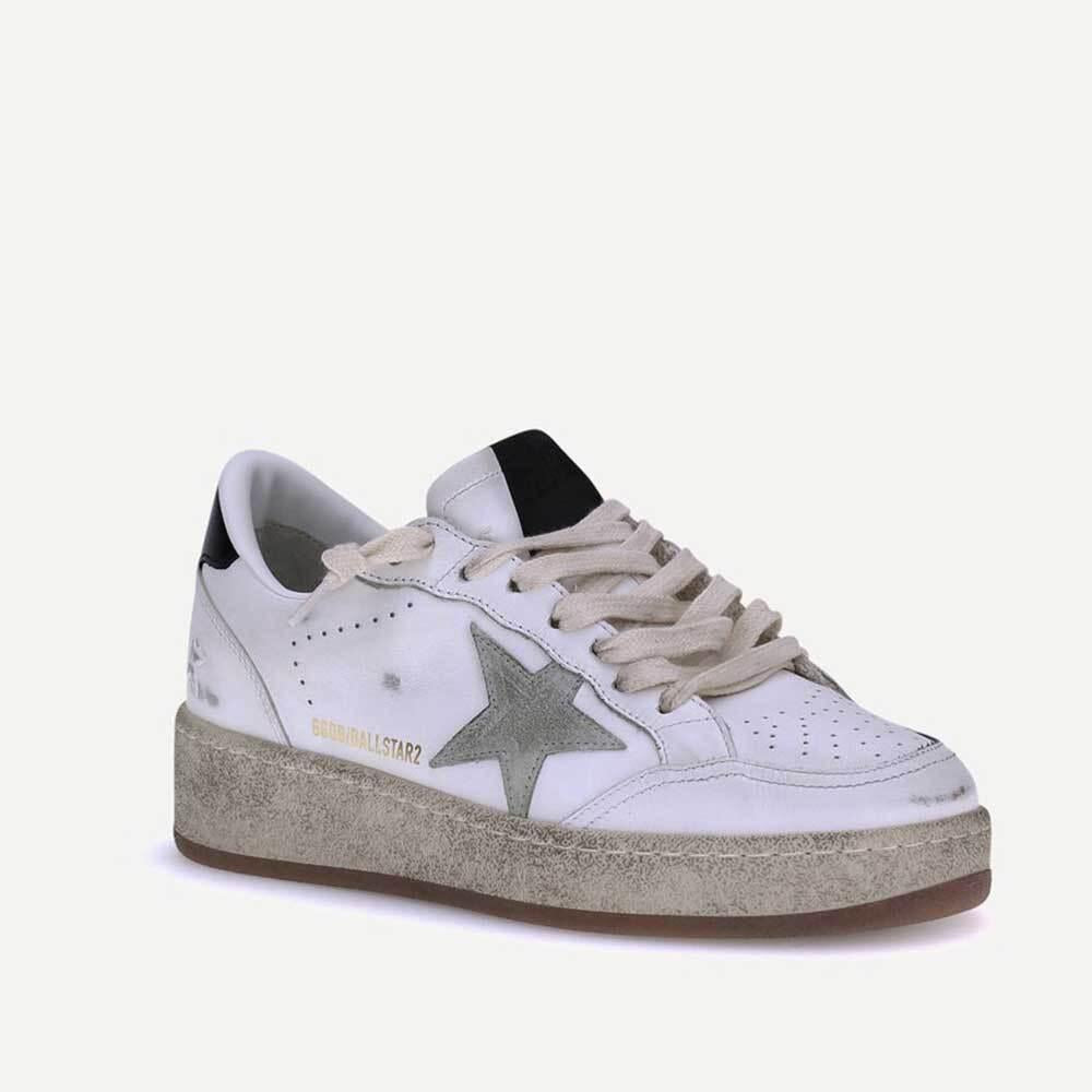 GOLDEN GOOSE Women’s Ball Star Sneakers with Star Heel Ta GWF00804 F006970 10220