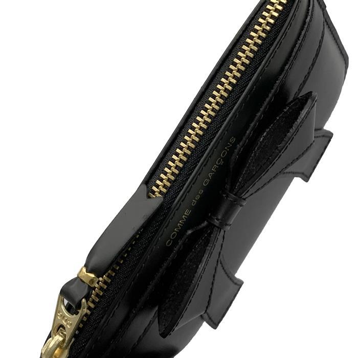 Comme des Garcons Big Bow Zip Card Holder Wallet