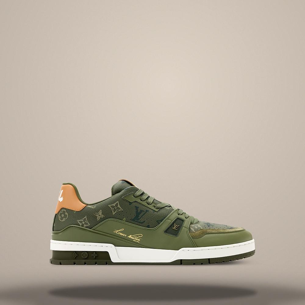 Louis Vuitton Men's LV Trainer Low-Top Sneakers