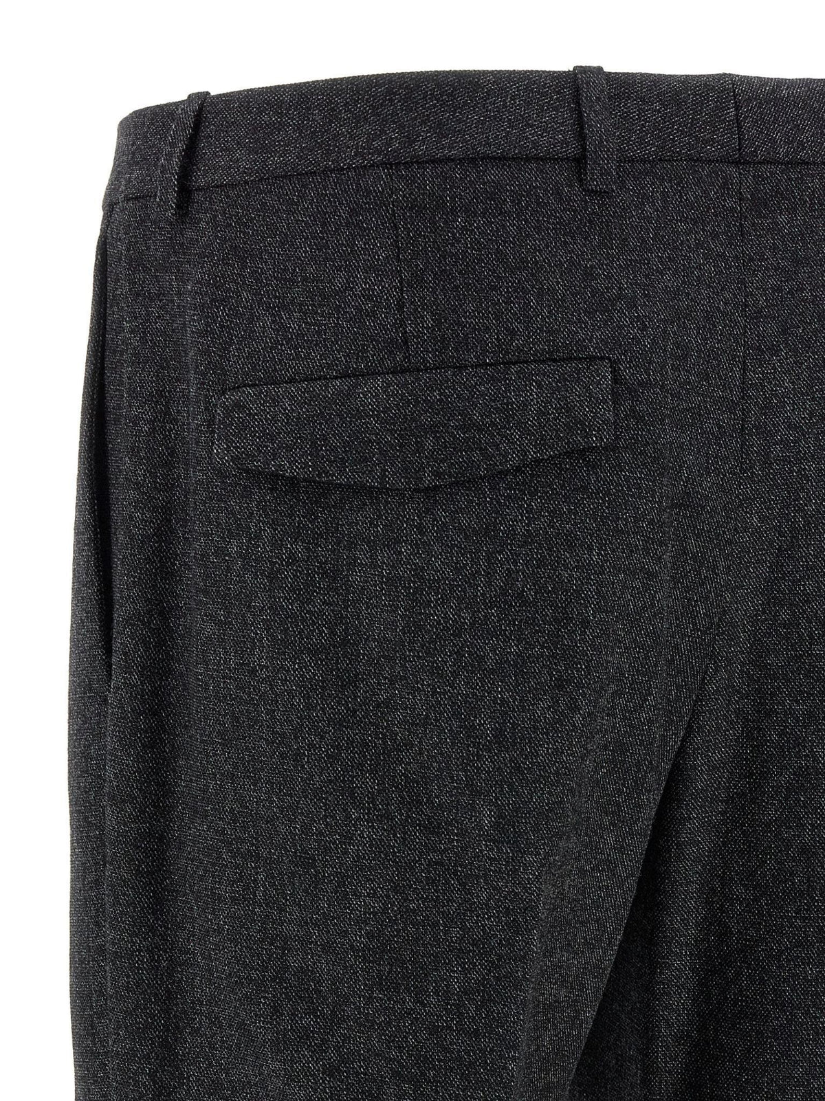 GUCCI Black Wool Dress Suit Trousers