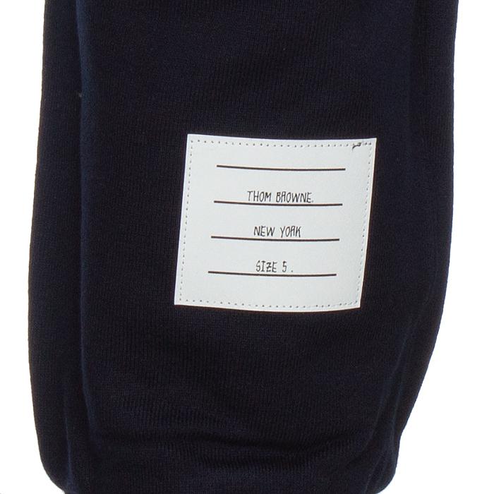 THOM BROWNE Classic Loopback Four-Bar Sweatpants Navy