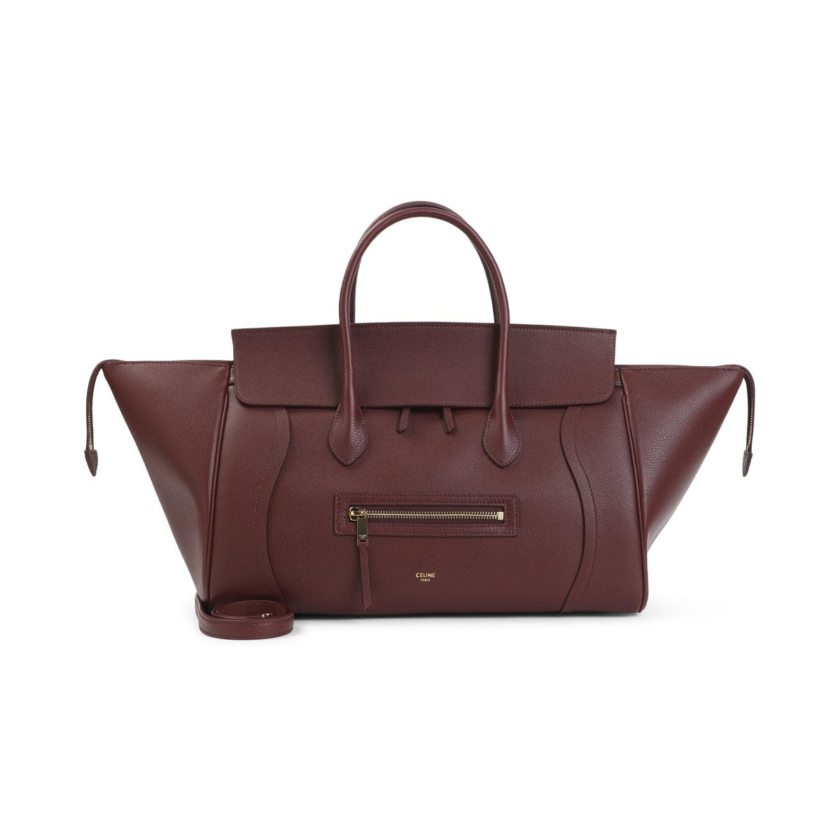 CELINE Leather Shoulder Bag