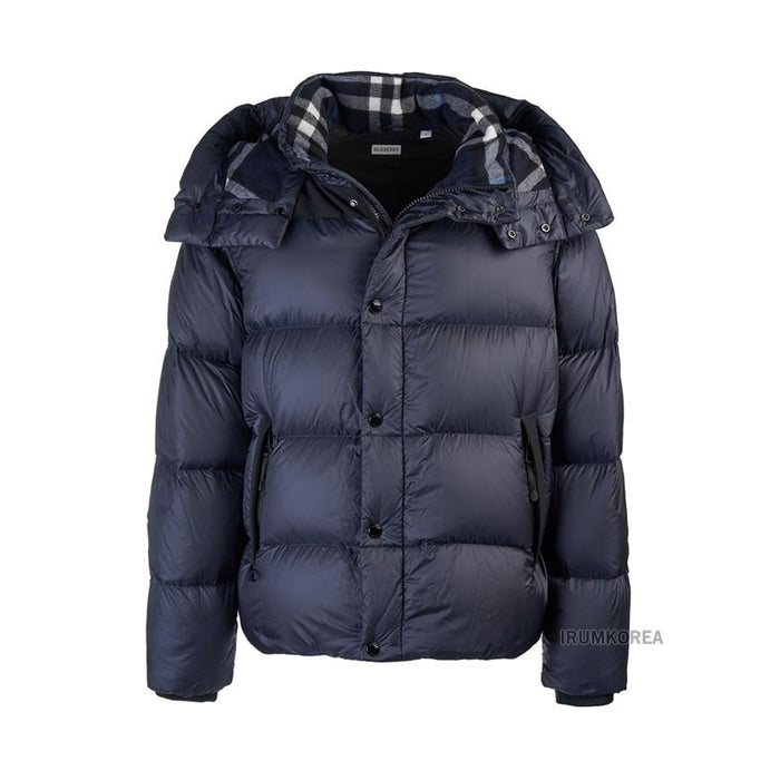 BURBERRY Men’s Puff Nylon Down Jacket Black A1222