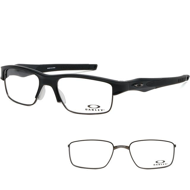 OAKLEY Switch Eyeglass Frame Dual Lens Sports Clip OX3128 0153