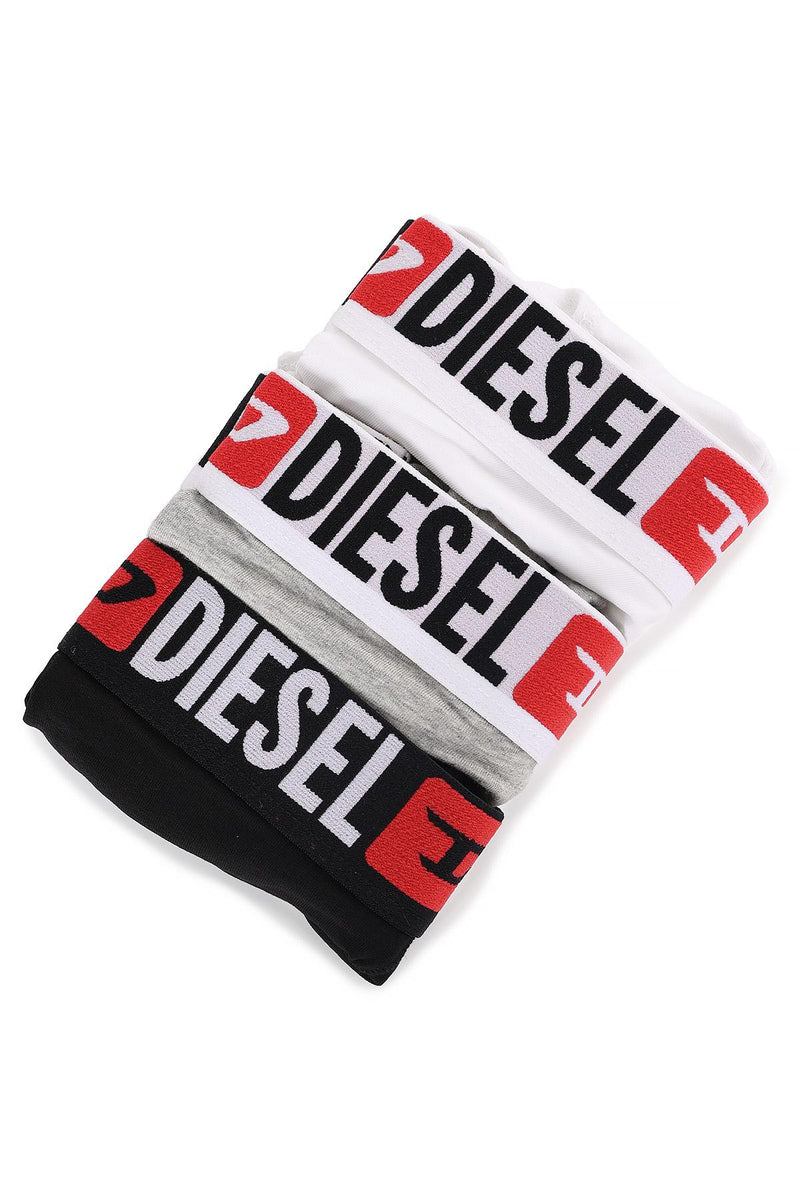 DIESEL 3-Pack Underpants White Grey Black Underwear