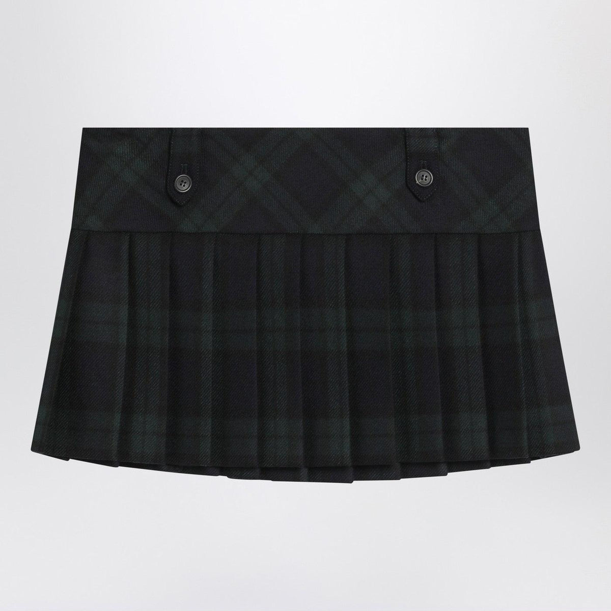 Miu Miu Wool Blend Mini Skirt Black Women’s Short Skirt
