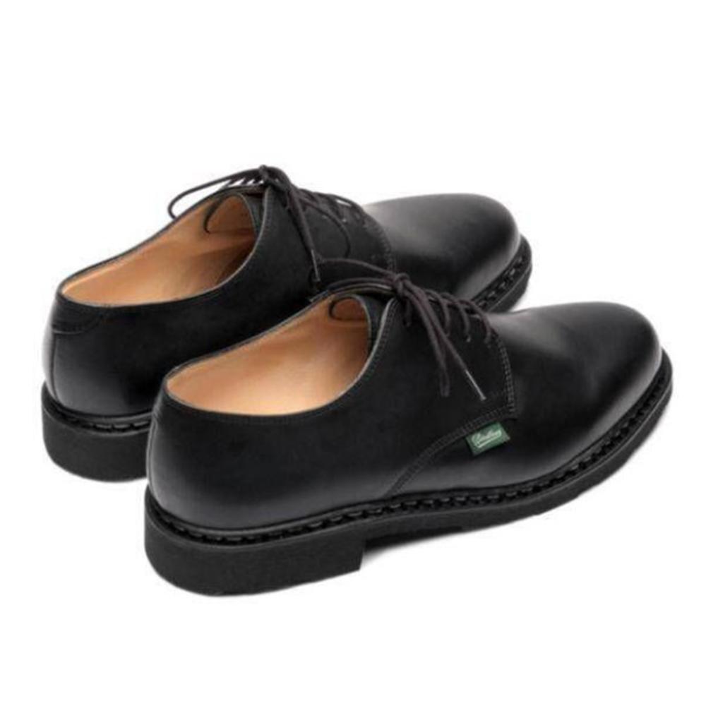 PARABOOT Black Leather Arles Men's Loafers