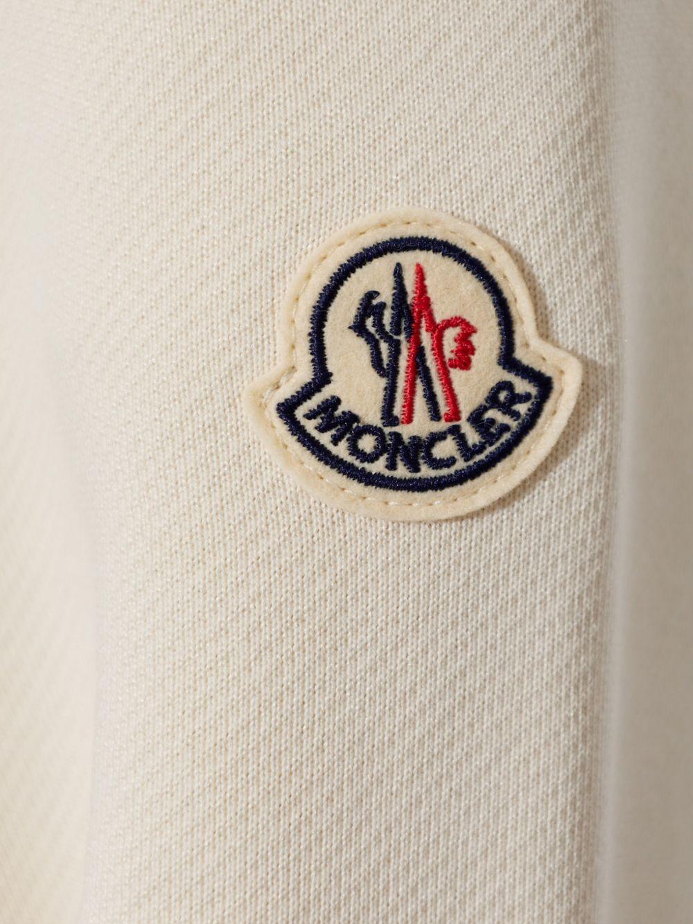 Moncler White Down Puffer Jacket for Women