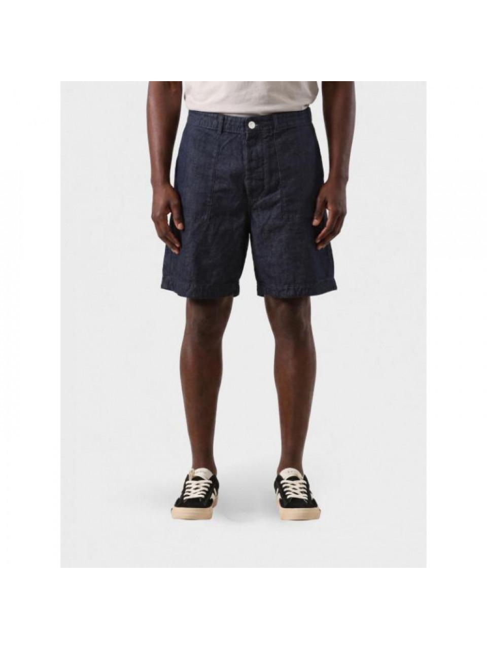 CP Company Blue Denim Shorts for Men 20CMBE180A 110295W D08