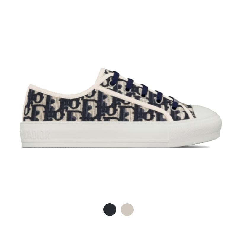 DIOR Walk'n'Dior Women's Canvas Low-Top Sneakers KCK211OBE