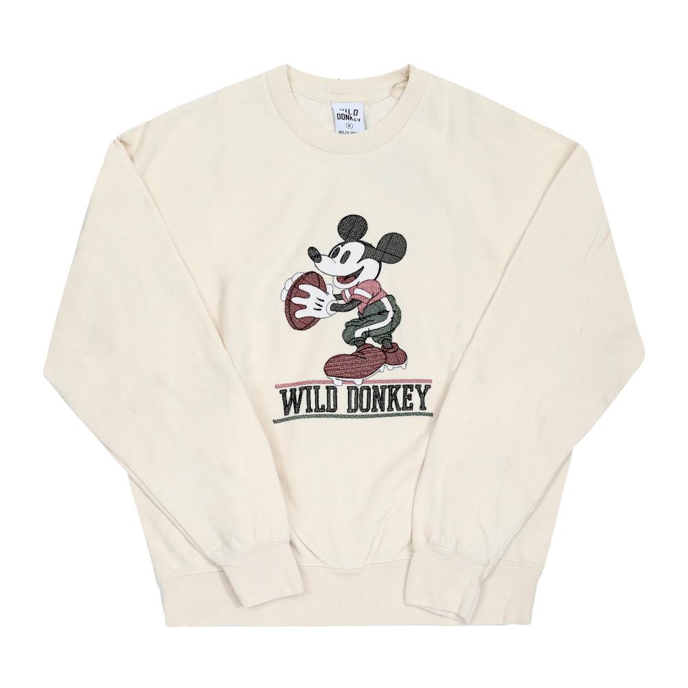 Wild Donkey Natural FGMIKY Football Sweatshirt for Men