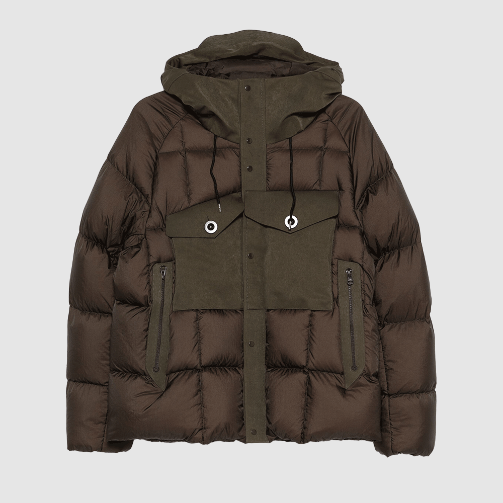 Ten C Men’s Tanker Combo Down Puffer Jacket 23CTCUC03138 006048 686