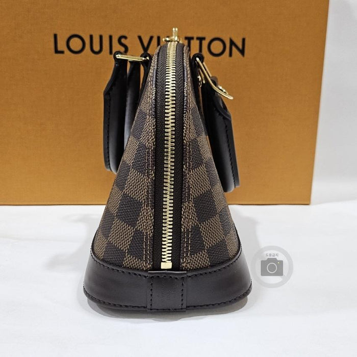 Louis Vuitton Alma BB Damier Ebene Canvas Crossbody Bag