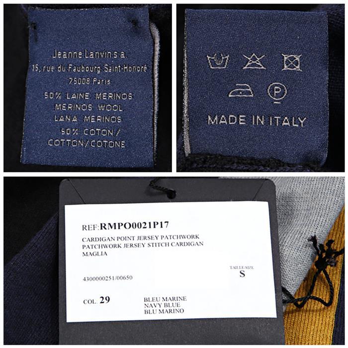 Lanvin Merino Wool Cardigan for Men RMPO0021P17 29