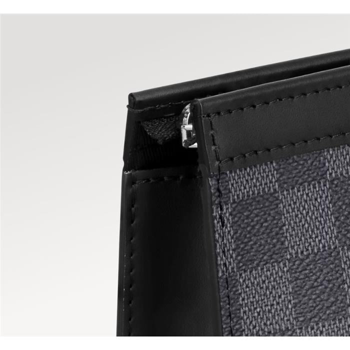 Louis Vuitton Damier Graphite Pochette Voyage MM Clutch Bag