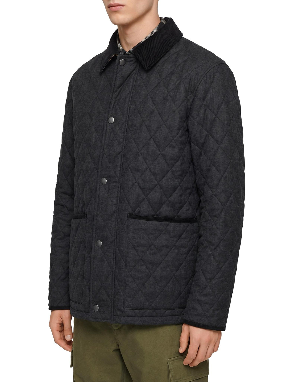 BURBERRY Black Casual Down Puffer Jacket for Men