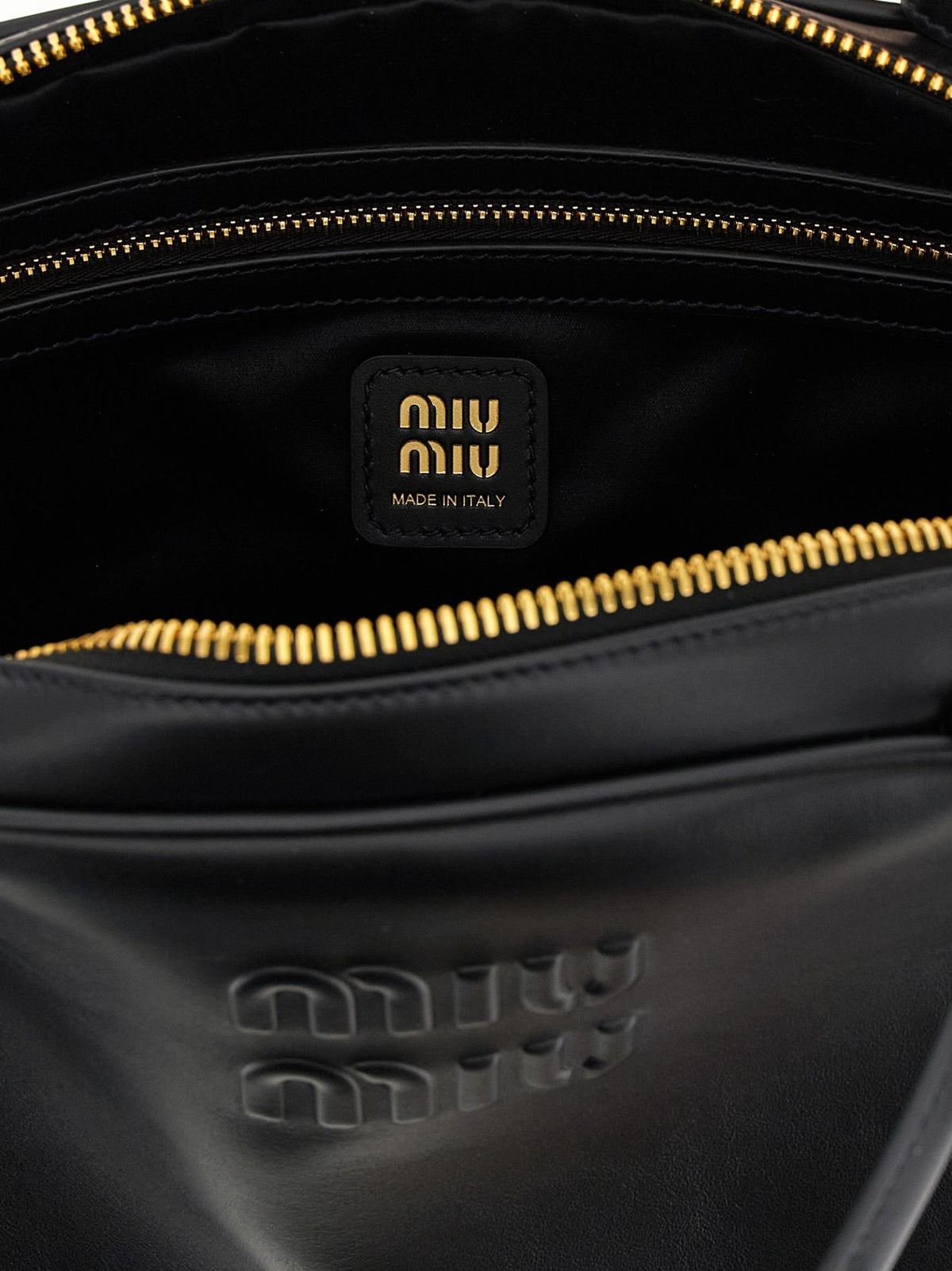 Miu Miu Leather Shoulder Bag White
