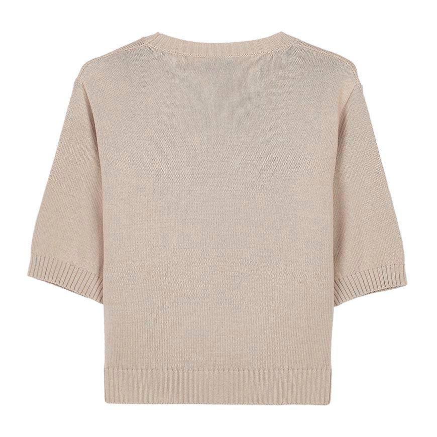 Max Mara Fiacre Cotton Crewneck Knit Sweater for Women