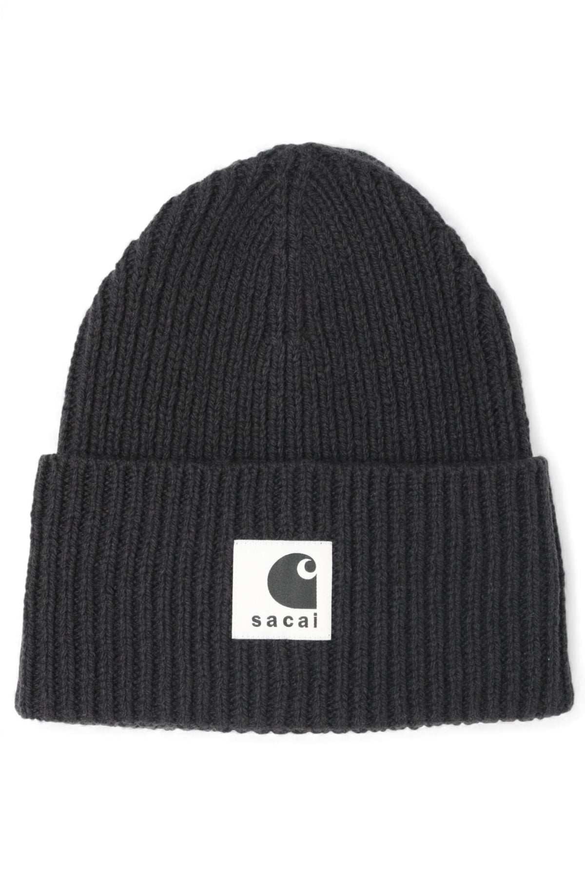 Sacai x Carhartt WIP Wool Knit Beanie Black