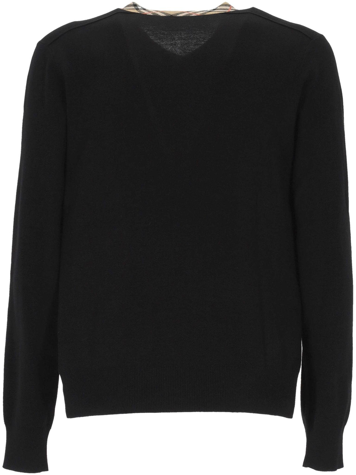 BURBERRY V-Neck Knit Sweater for Men