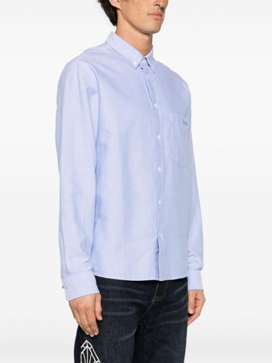 Isabel Marant Men’s Long-Sleeve Shirt White Cotton Button CH0041HAB1I14H30FB DOM