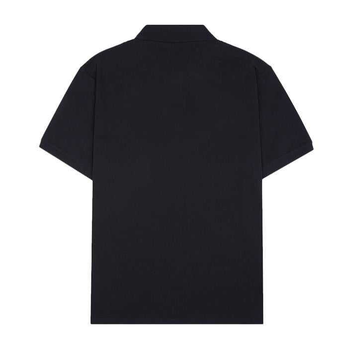 Moncler Logo Patch Polo Shirt for Men Navy