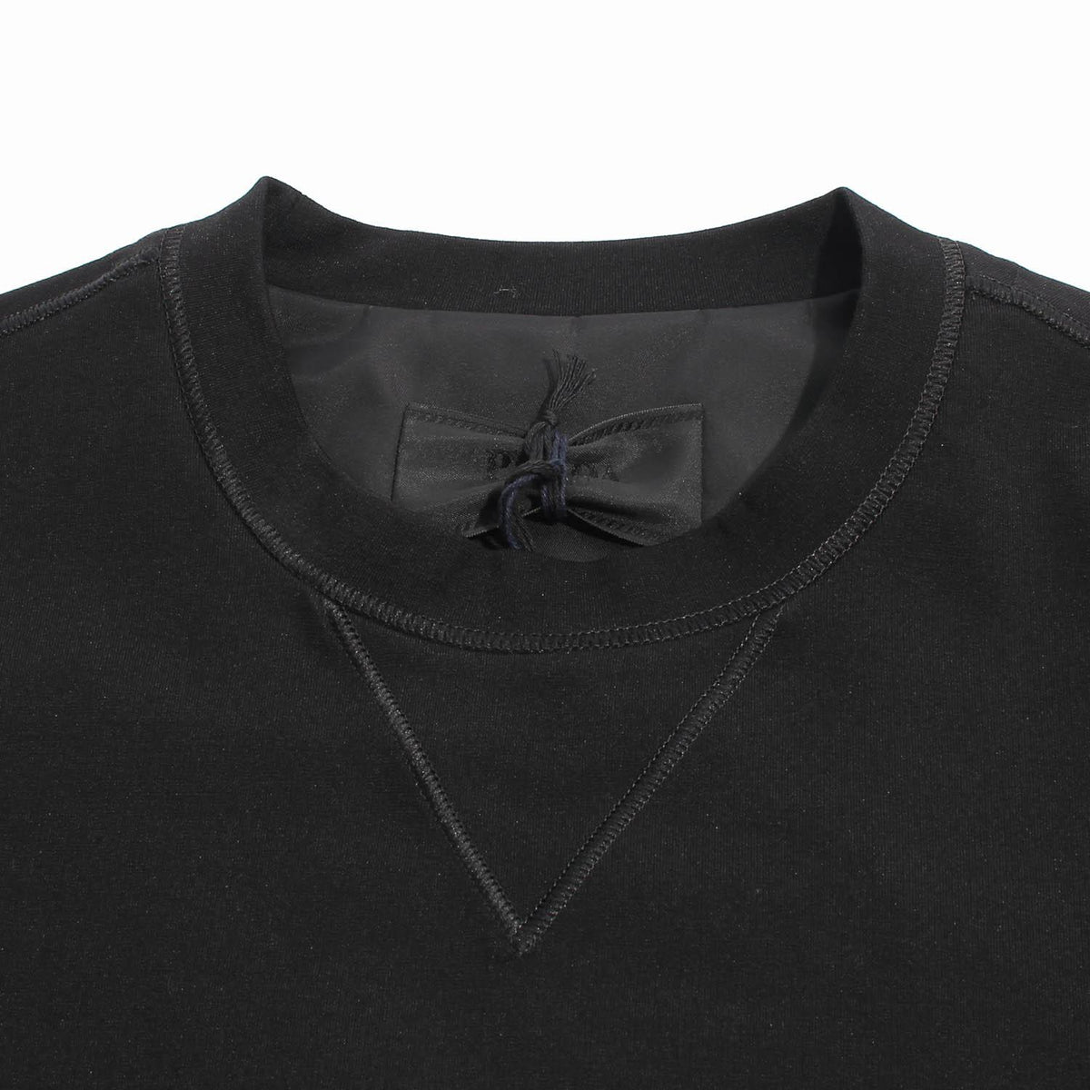 PRADA Black Re-Nylon Technical Fabric Logo Pocket Sweatshirt