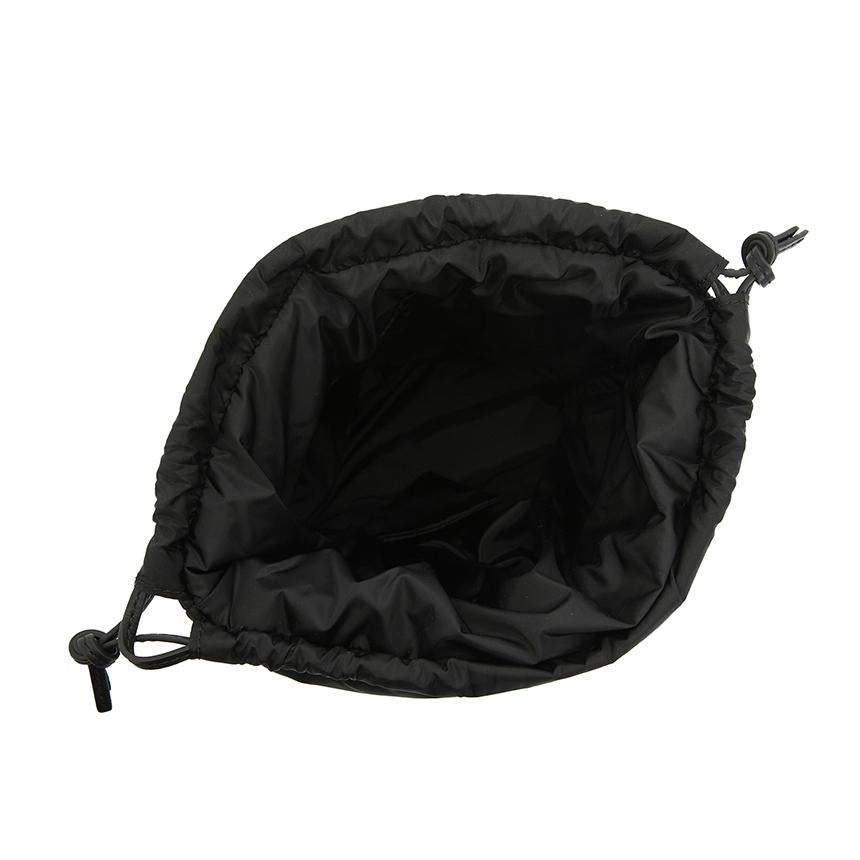 Moncler Karakorum Padded Nylon Bucket Shoulder Bag Black Women