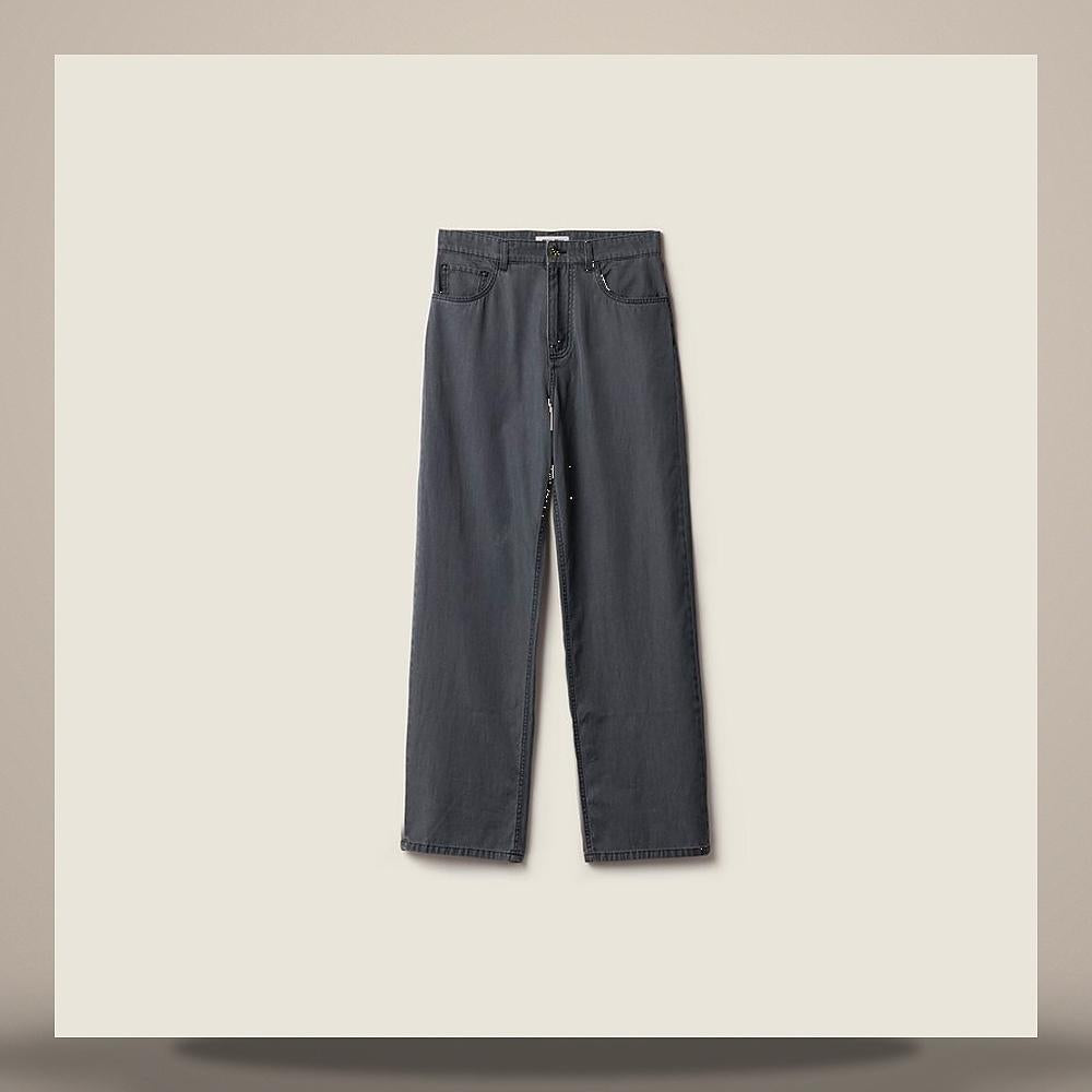 Miu Miu Five-Pocket Chambray Denim Jeans GWP618 15MP F0002