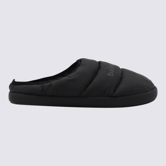 BALENCIAGA Alaska Slide Slippers Black Men's Sandals