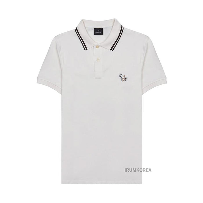 Paul Smith Zebra Logo Polo Shirt for Men M2R 151LE P21511 02A