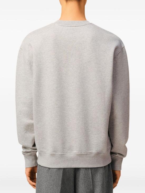 AMI Heather Ash Gray ADC Crewneck Sweatshirt for Women