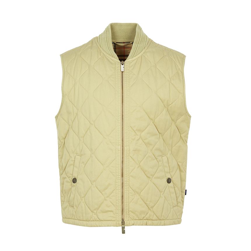 BURBERRY Men’s Quilted Vest Down Puffer Gilet Black