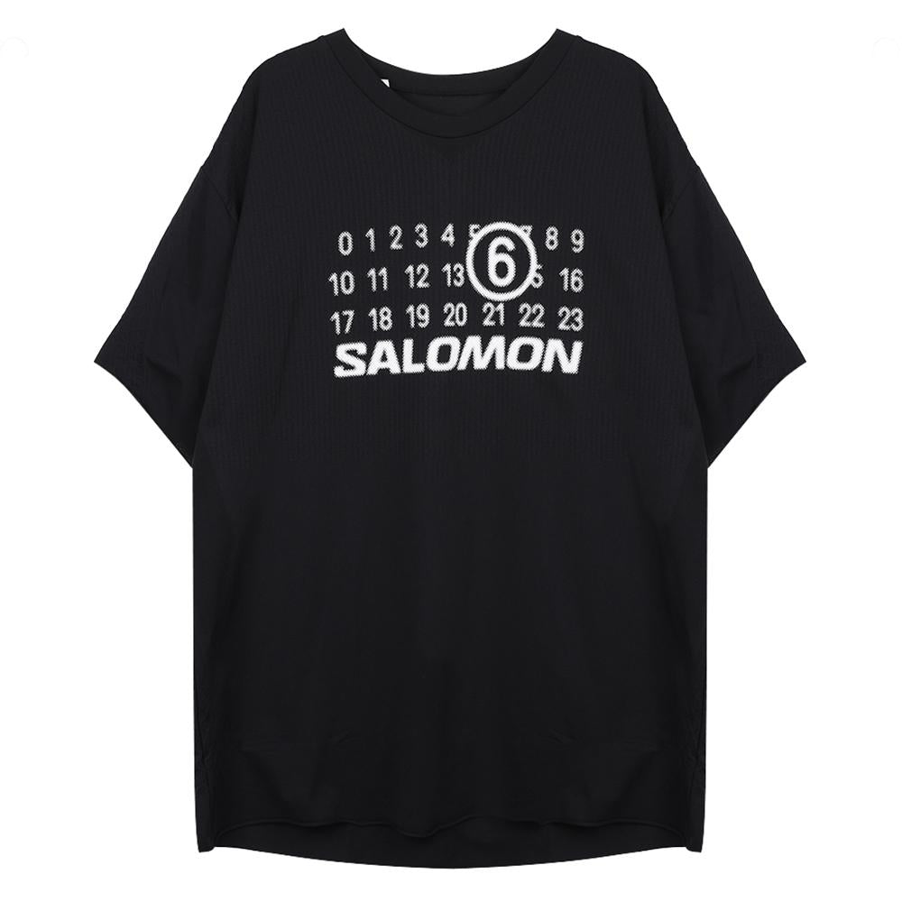 MM6 x Salomon Seamless T-Shirt Black Men's Top SH0GC0051M20101 900