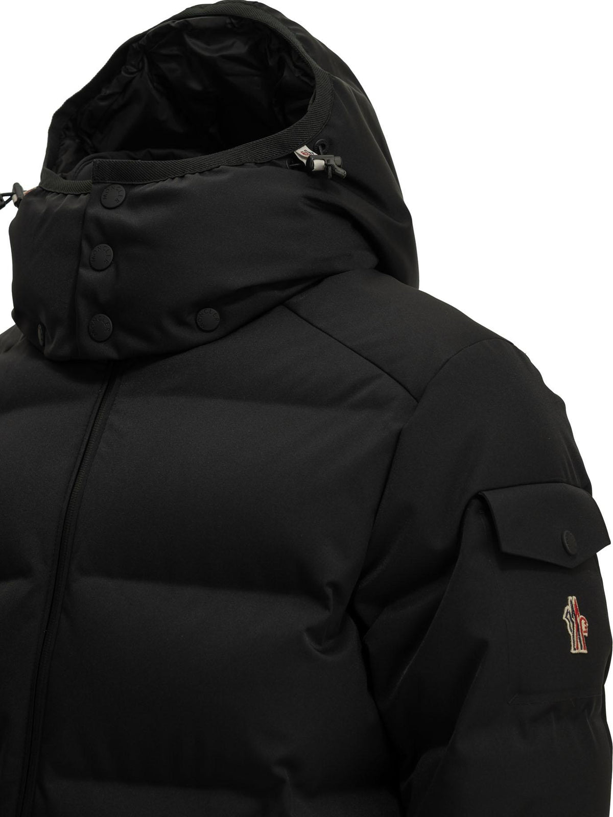 Moncler Black Montgetech Down Jacket for Men