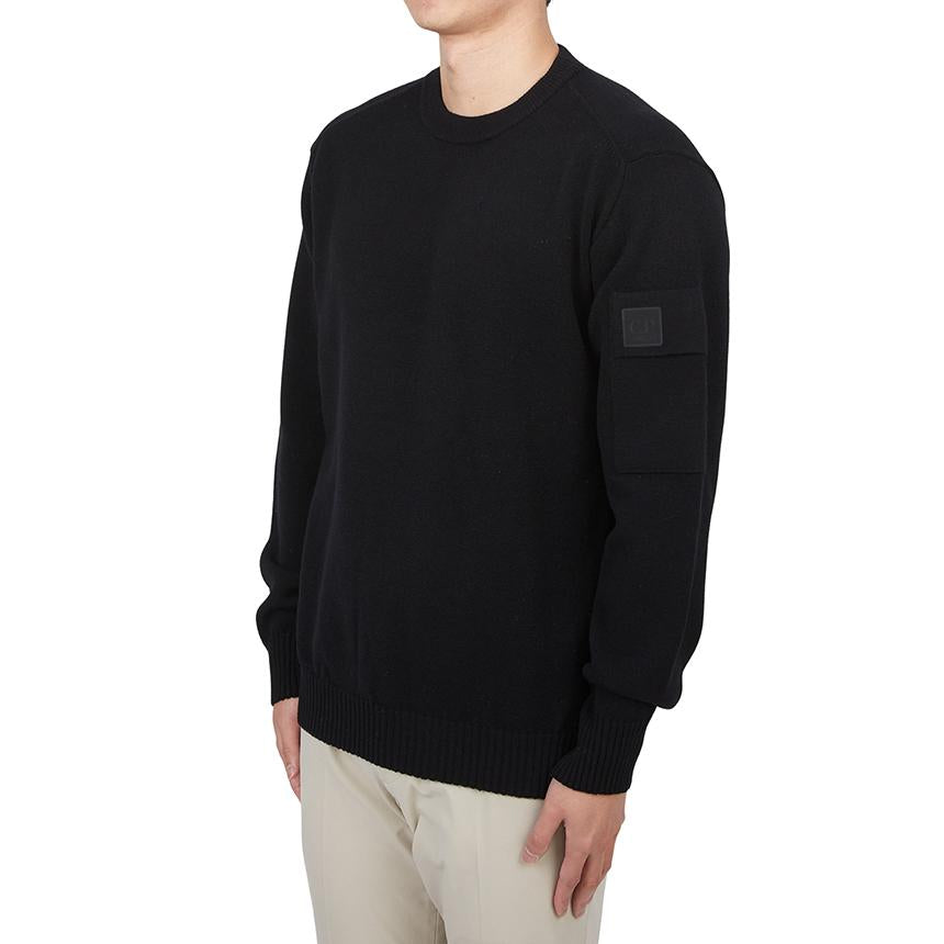 CP Company Men’s Round Neck Knit Sweater 17CLKN017A 005528A 999