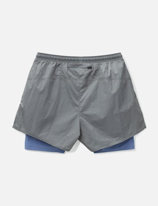 District Vision Graphite Blue Race Shorts for Men DV0111A