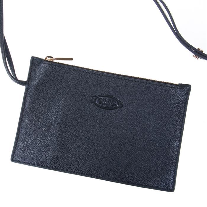 Tods Timeless Mini Shopper Tote Bag Black Leather