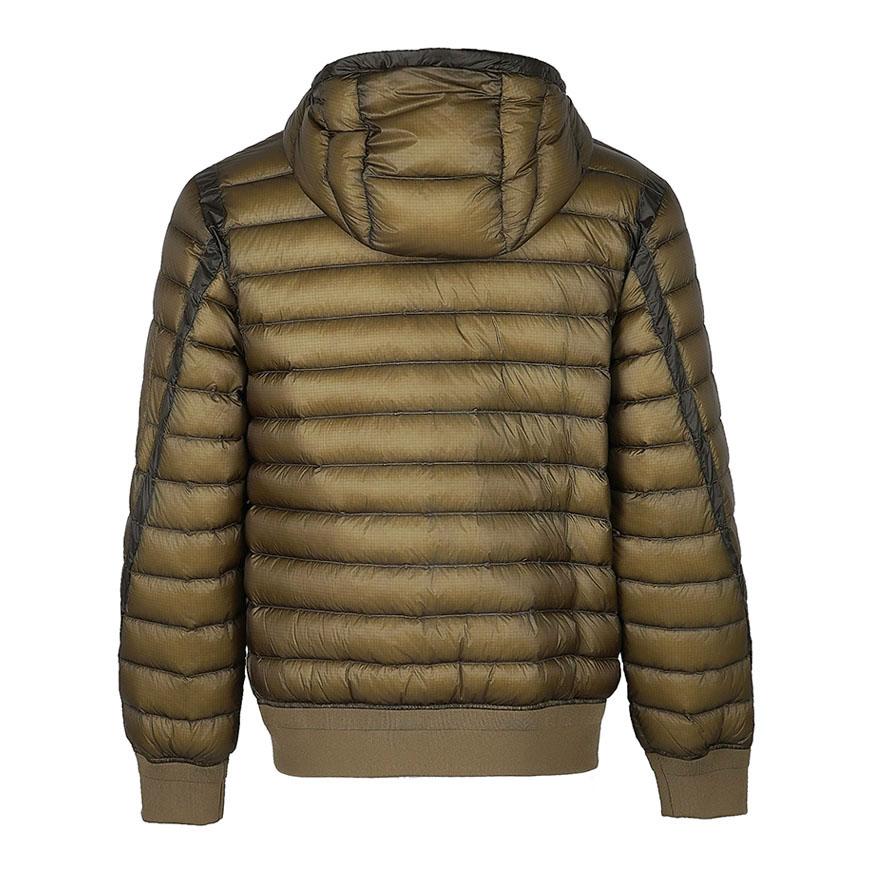 CP Company Men’s DD Shell Hooded Lens Down Puffer Jacket Green