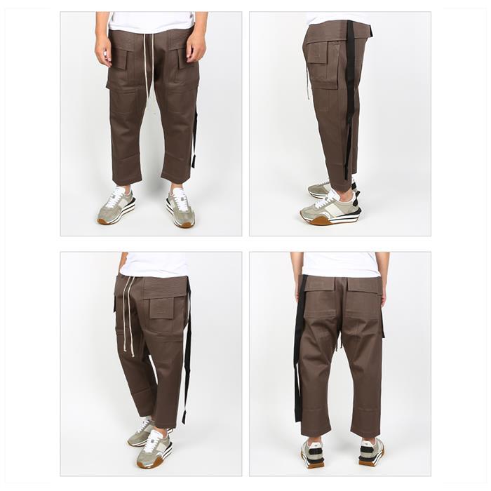 Rick Owens Darkshadow Cropped Cargo Pants