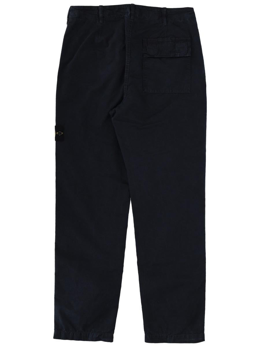 STONE ISLAND Beige Wool-Blend Suit Trousers